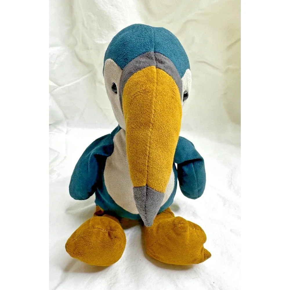 Jellycat London Belby Toucan Blue Bird Plush Stuffed Animal 8